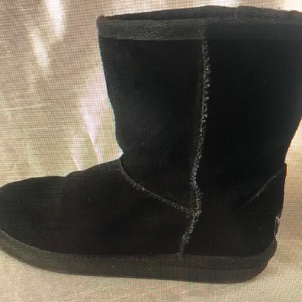 Classic Black Suede Boots